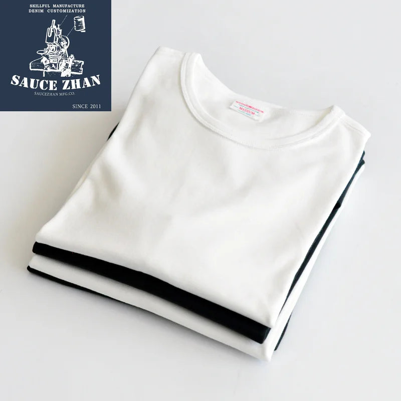 SauceZhan Tops & Tees Men's T-shirt Short Sleeve  Anti-Deformation