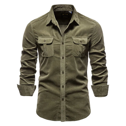 Cotton Men's  Business Casual Shirt