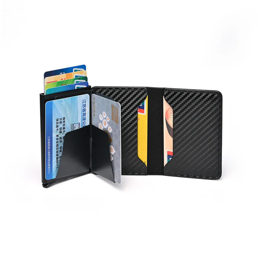 Anti Thief Rfid Credit Card Holder Case Smart Minimalist Wallet Pocket