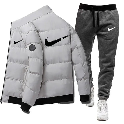 Winter Casual Men's Sports Set 2-piece Set Letter Printed Fashion