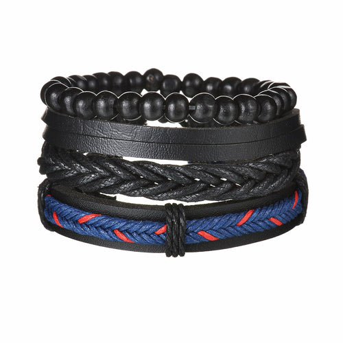 Mens Modern Multilayered Bracelet