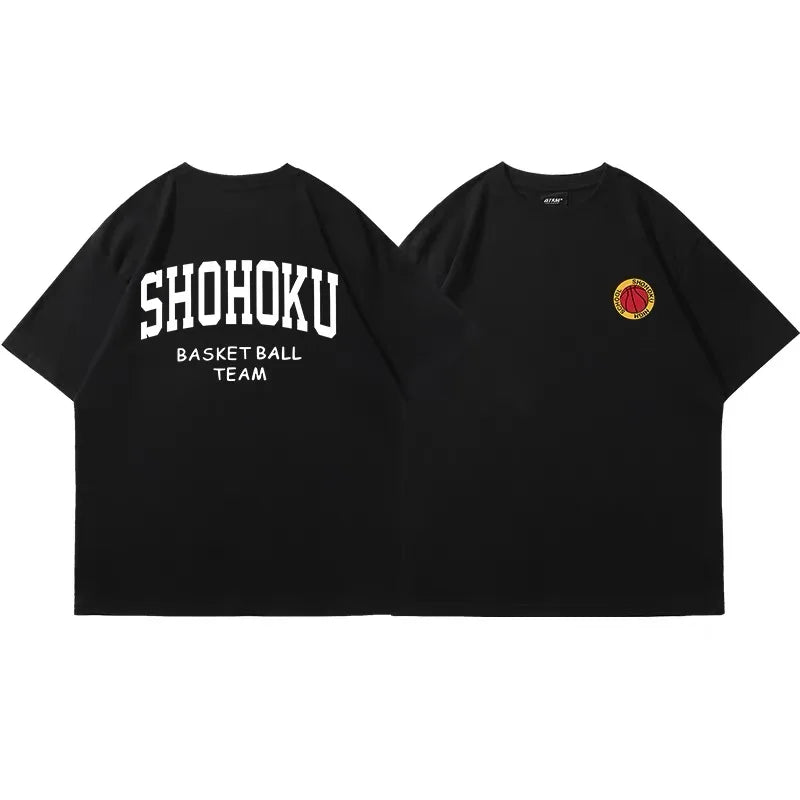 Japanese Anime Shohoku Basket Ball Team T-Shirt Men Women Sakuragi