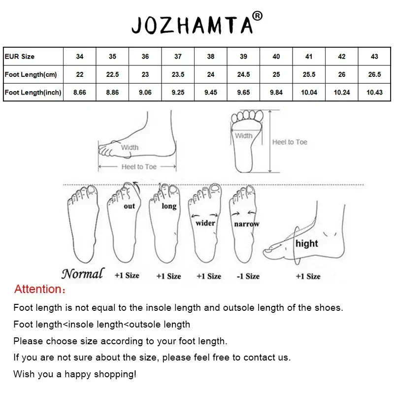 JOZHAMTA Size 35-40 Real Leather Women Casual Sneakers Silver Lace-Up