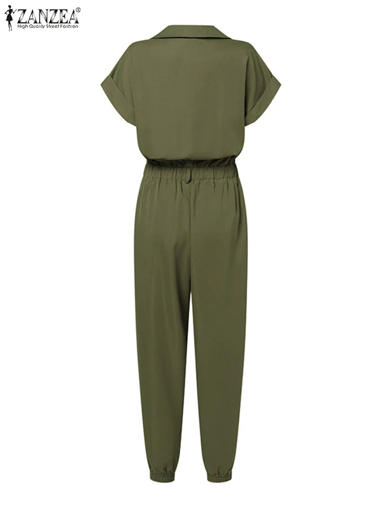 Work Jumpsuit Vintage Cargo Rompers