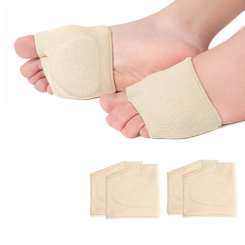 1pcMetatarsal Sleeve Toe Bunion Sole Forefoot Gel Pads Cushion Half