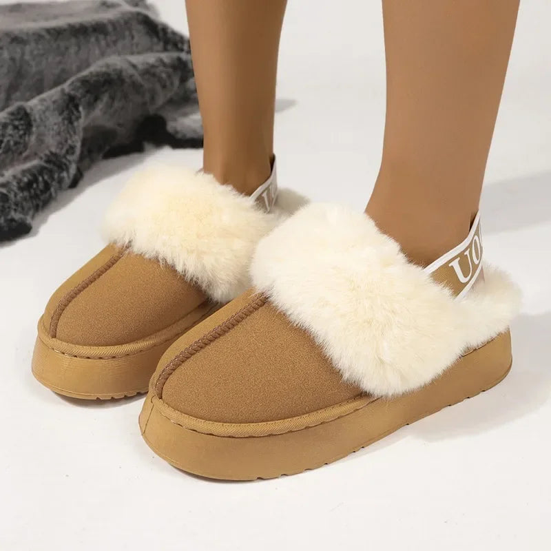 Leather Women Winter Shoes