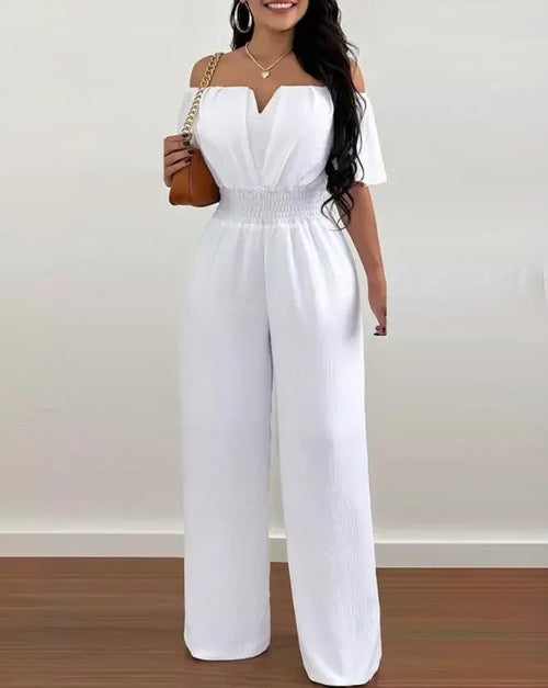 Summer Elegant Off Shoulder Jumpsuit