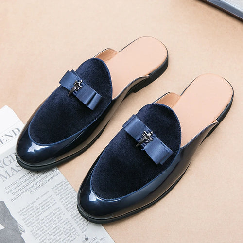 Summer Fashion Half Slippers Genuine Leather Men’s Half Shoes for Men