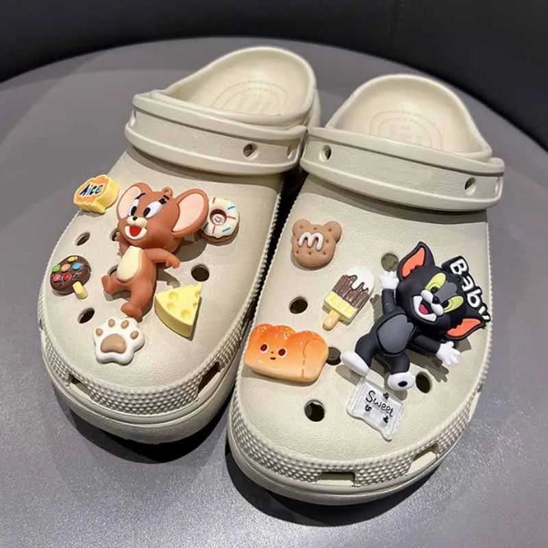 MINISO Tom and Jerry set  Anime Character for Cute Cartoon Shoe Charms