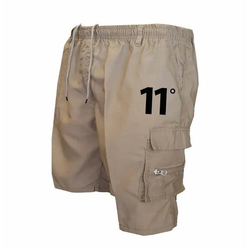 Outdoor Cargo Shorts Male Overalls Elastic Waist Cycling Shorts