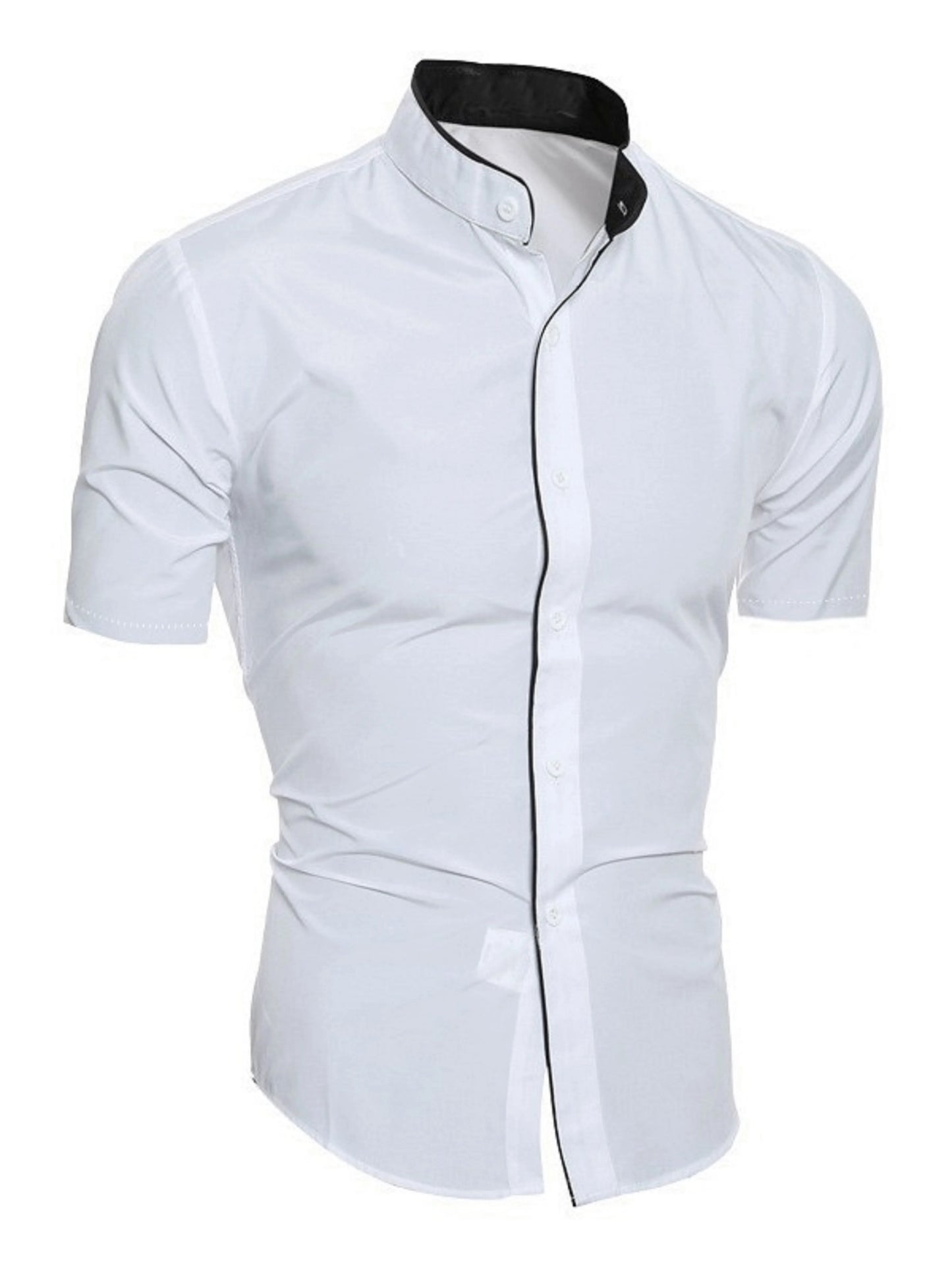 Men's summer short-sleeved casual fashion shirt, comfortable and