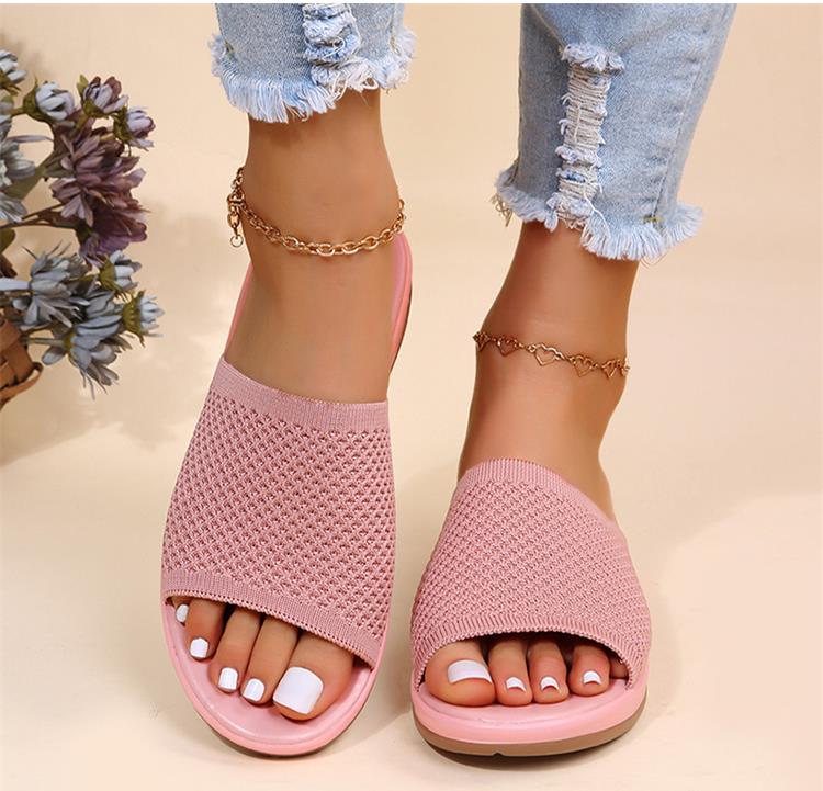 Elastic Flat Sandals Women | Women Sandals Elastic Shoes | Sas Shoes