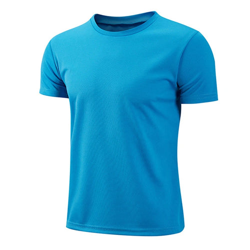 Teenager Quick Dry Short Sleeve Sport T Shirt Gym Jerseys Fitness