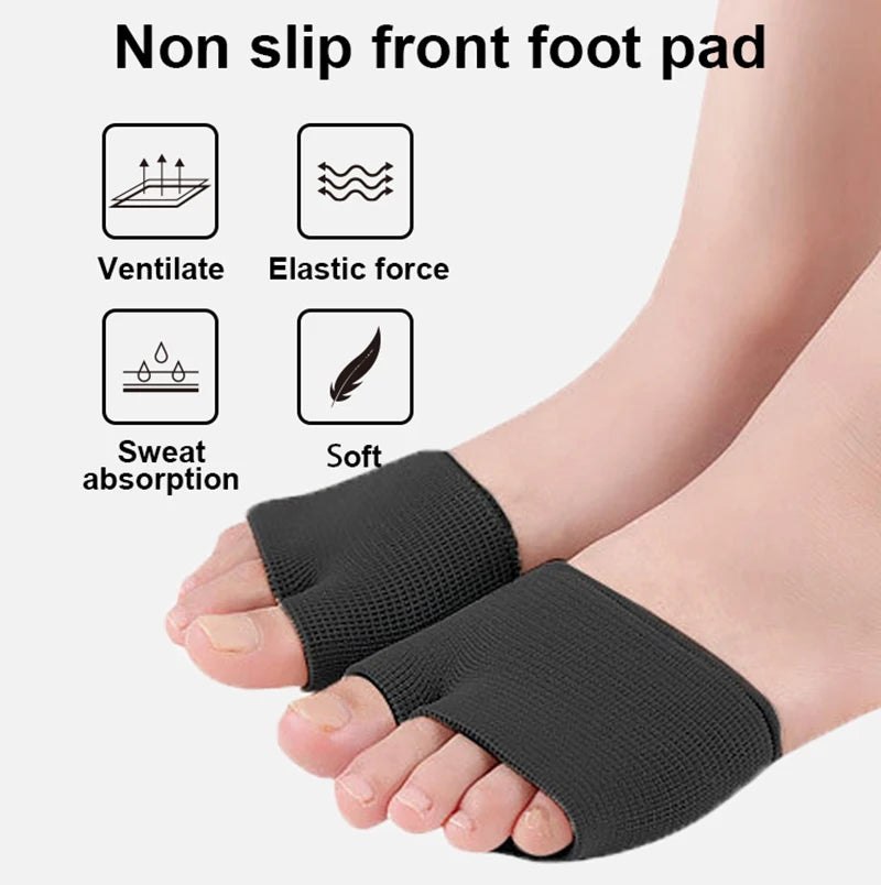 1pcMetatarsal Sleeve Toe Bunion Sole Forefoot Gel Pads Cushion Half