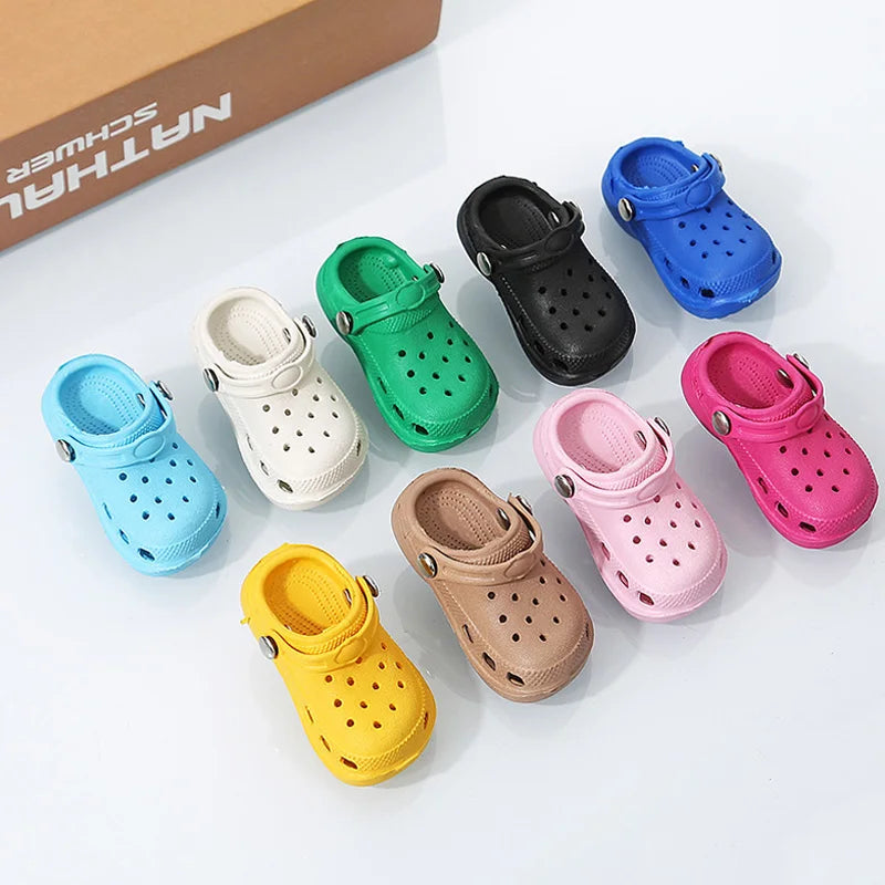 3D New Mini Shoes Shape PVC Shoe Charms for Crocs Accessories Women