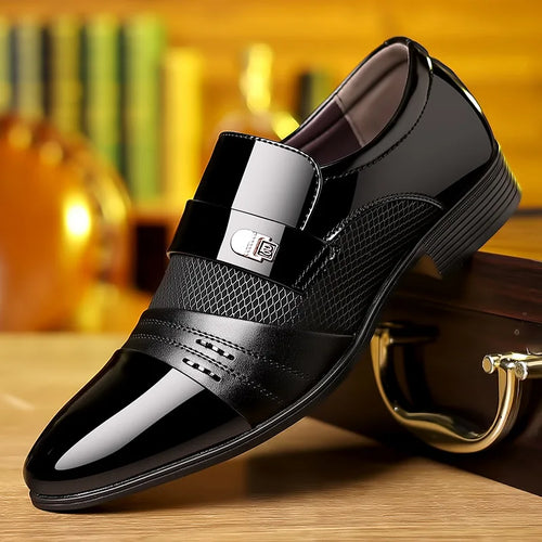 Classic Business Dress Men Shoes Formal Slip On Dress Shoes Mens