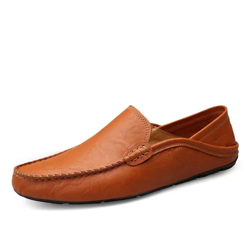 Men Leather  Casual Moccasins