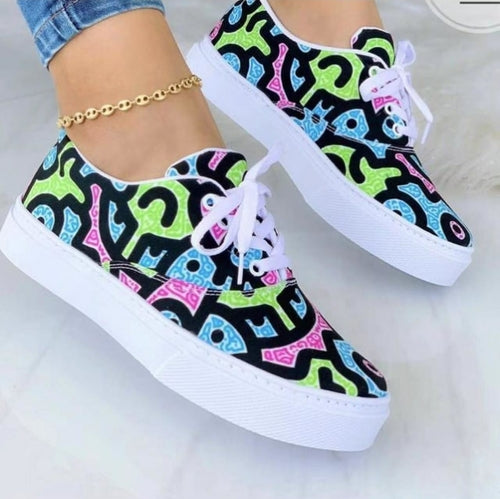 Graffiti Women Sneakers