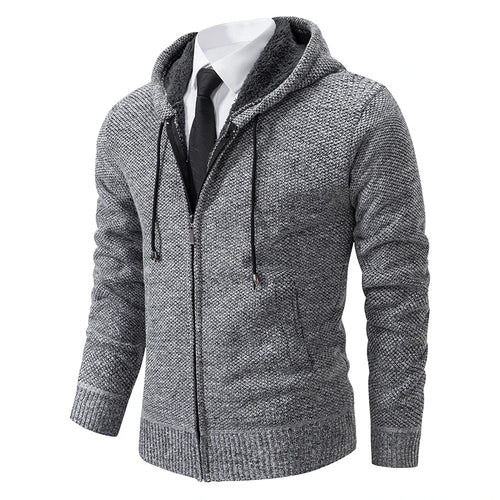 Autumn And Winter New Jersey Men's Casual Sports Coat Solid Color