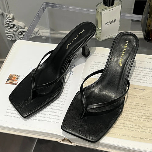 Female Summer Sexy Heels Sandals Slides Ladies Shoes Fashion Women