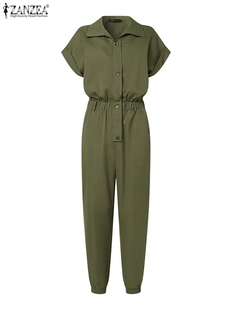 Work Jumpsuit Vintage Cargo Rompers