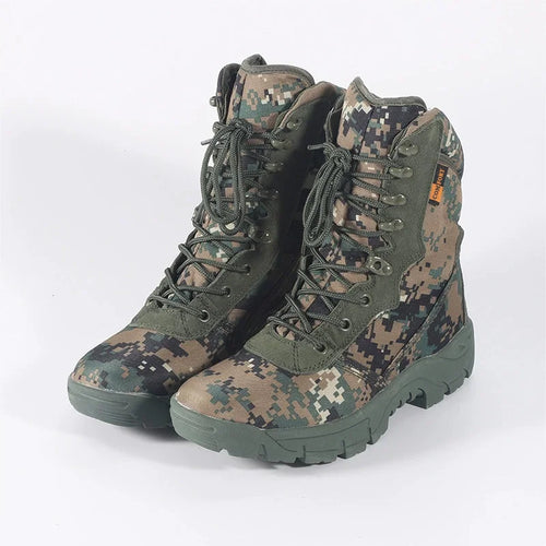 Outdoor Training Men Military Tactical Boots High-Top Desert Army