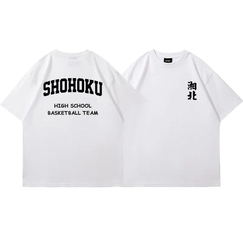 Japanese Anime Shohoku Basket Ball Team T-Shirt Men Women Sakuragi