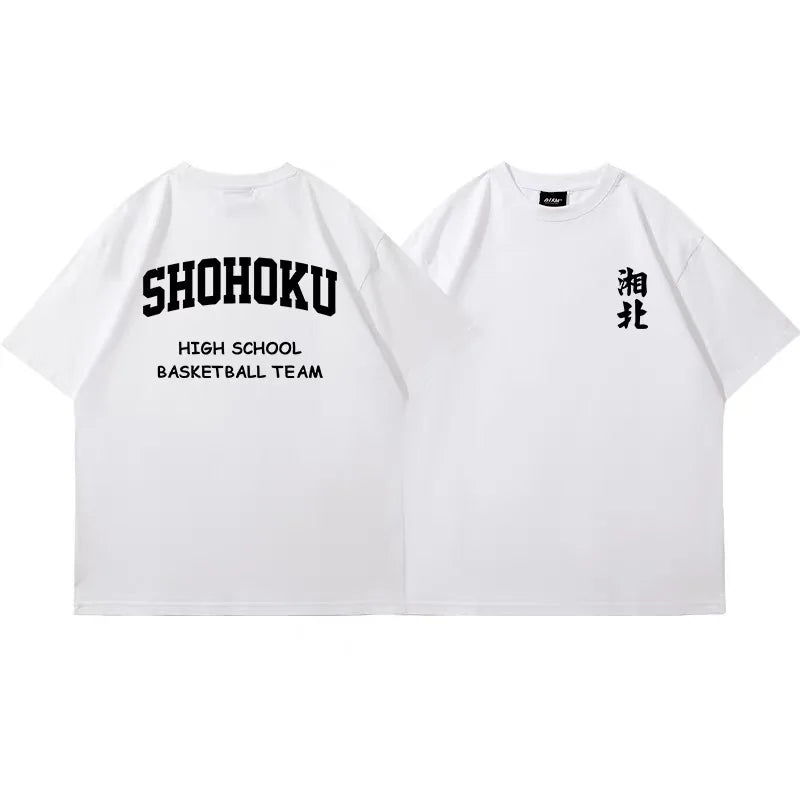 Japanese Anime Shohoku Basket Ball Team T-Shirt Men Women Sakuragi