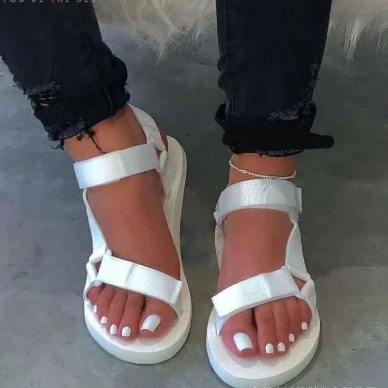 Female Shoes on Sale Fashion Summer Outdoor Women's Sandals Solid