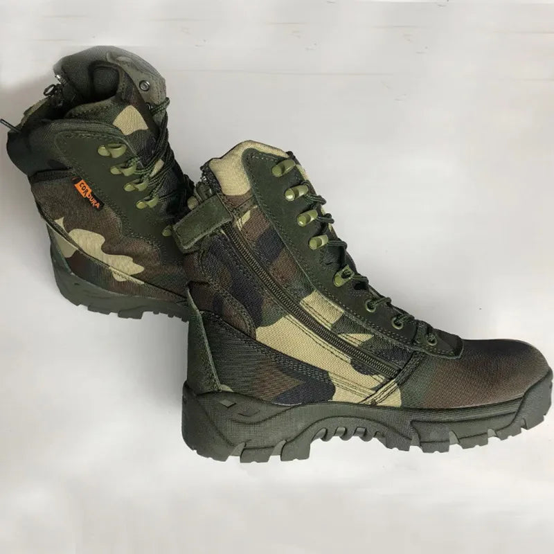 Outdoor Training Men Military Tactical Boots High-Top Desert Army