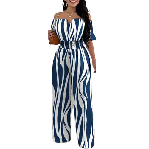 Summer Elegant Off Shoulder Jumpsuit