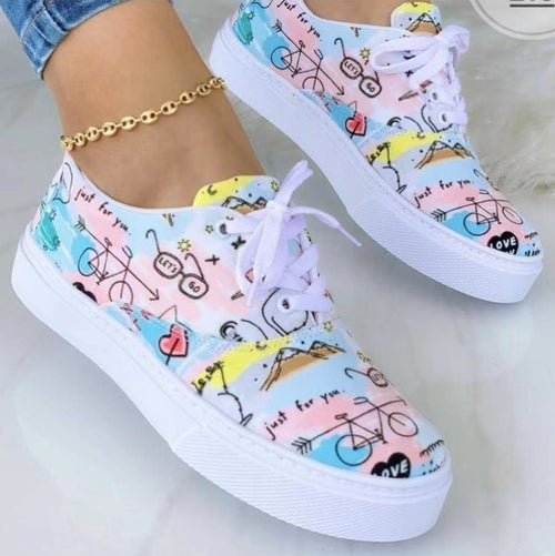 Graffiti Women Sneakers