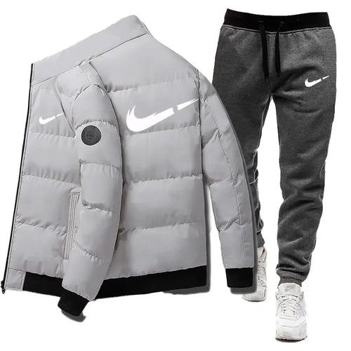 Winter Casual Men's Sports Set 2-piece Set Letter Printed Fashion