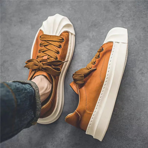 Designer Striped Patchwork Breathable Shoes Man Fashion Soft