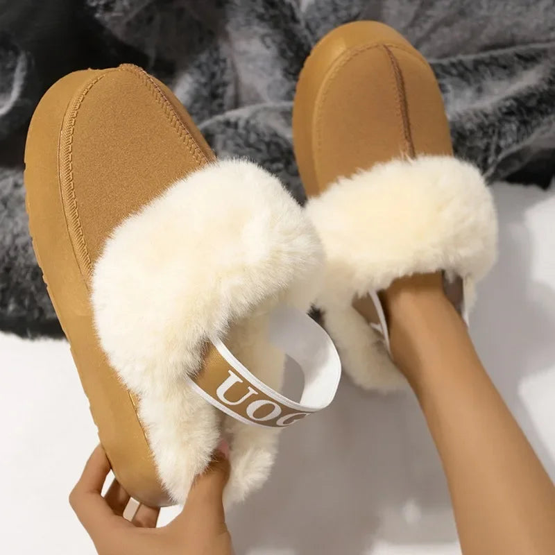 Leather Women Winter Shoes