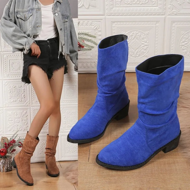 Sexy Women’s Boots Winter Keep Warm Over The Knee Boot Faux Suede