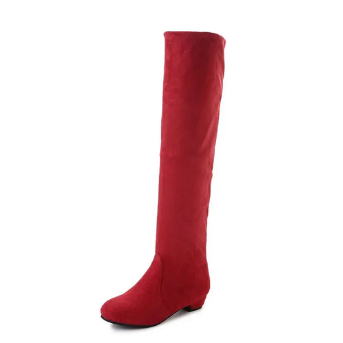 Sexy Women’s Boots Winter Keep Warm Over The Knee Boot Faux Suede