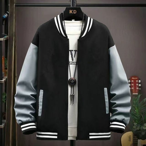 Spring And Autumn Coat Men's Jacket Baseball Suit Trend Handsome First