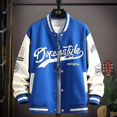 Spring And Autumn Coat Men's Jacket Baseball Suit Trend Handsome First