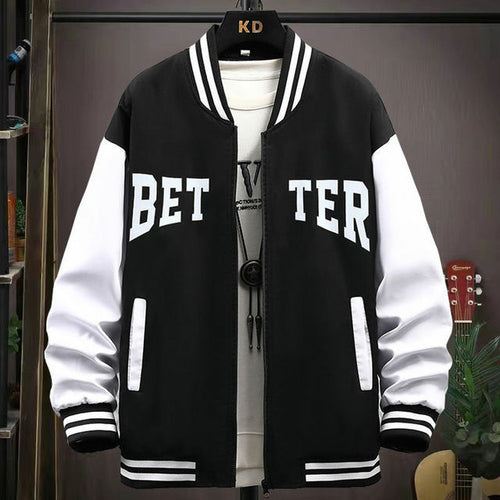 Spring And Autumn Coat Men's Jacket Baseball Suit Trend Handsome First