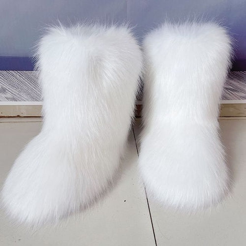 Women Faux Fur Luxury Boot