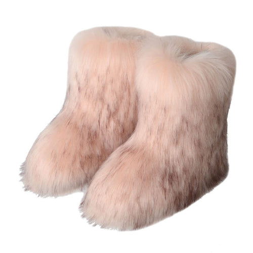 Women Faux Fur Luxury Boot