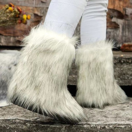 Women Faux Fur Luxury Boot