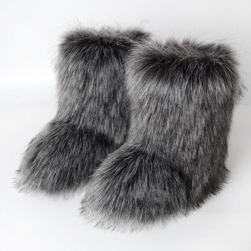 Women Faux Fur Luxury Boot