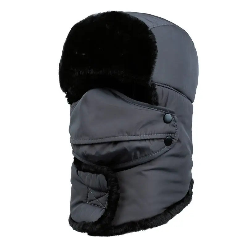 Warm Earflap Bomber Hats Caps  Russian Trapper