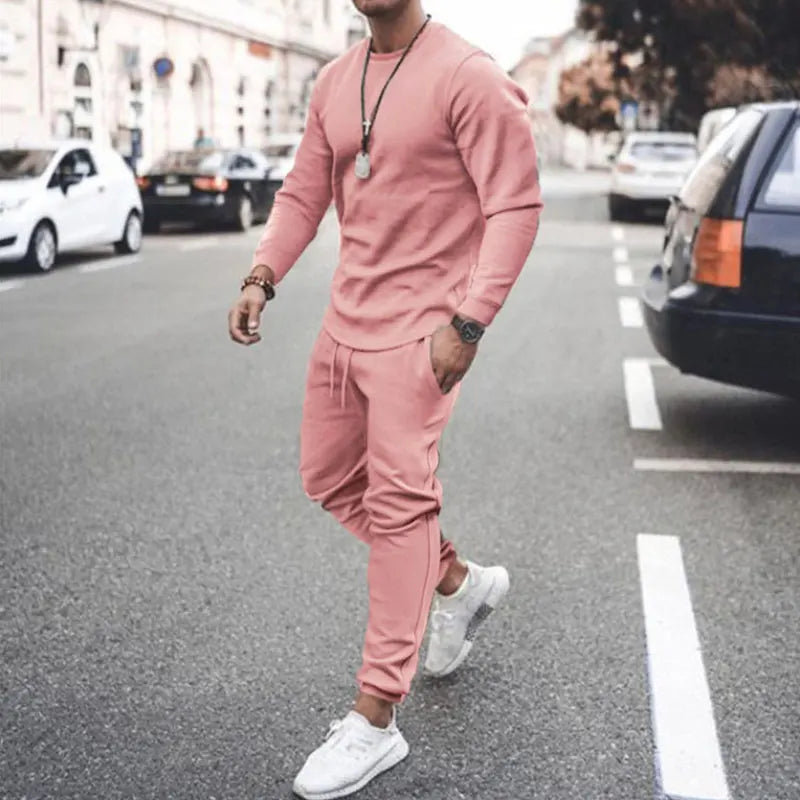 Private Label Men Plain Track Sweat Jogging Jogger Suit Set Custom Blank Tracksuit Sweatsuit With Logo Men 2 Two Piece Pants Set