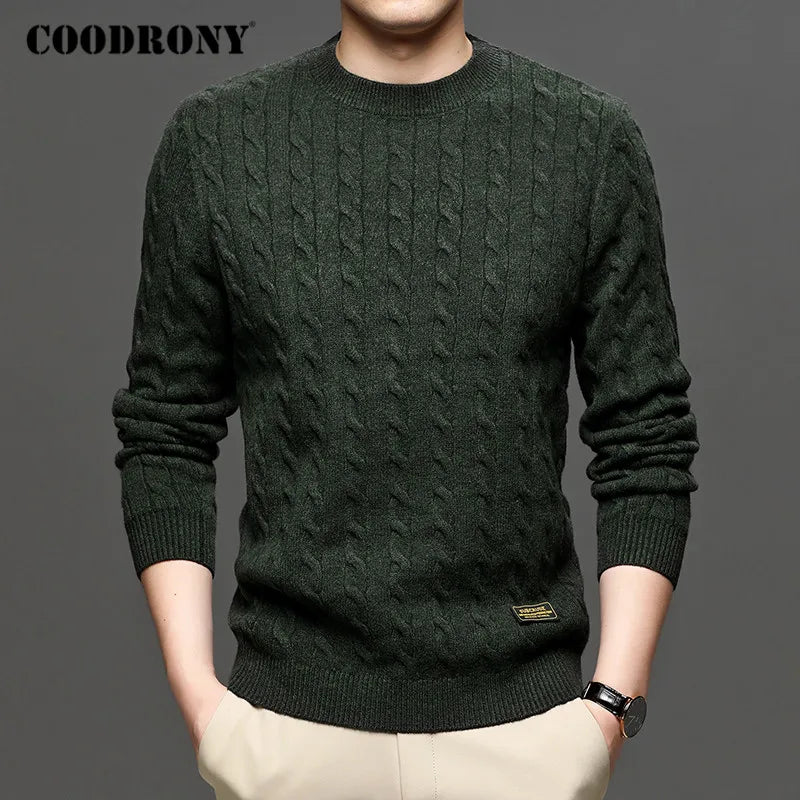 COODRONY Brand Sweater Men Knitwear