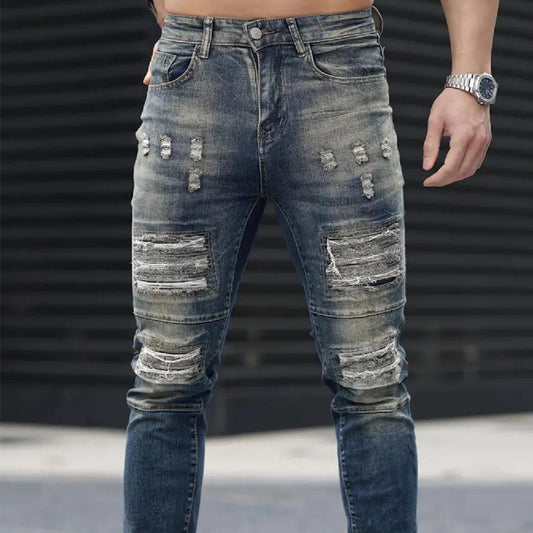 Men's Ripped Cool High Street Denim Pants