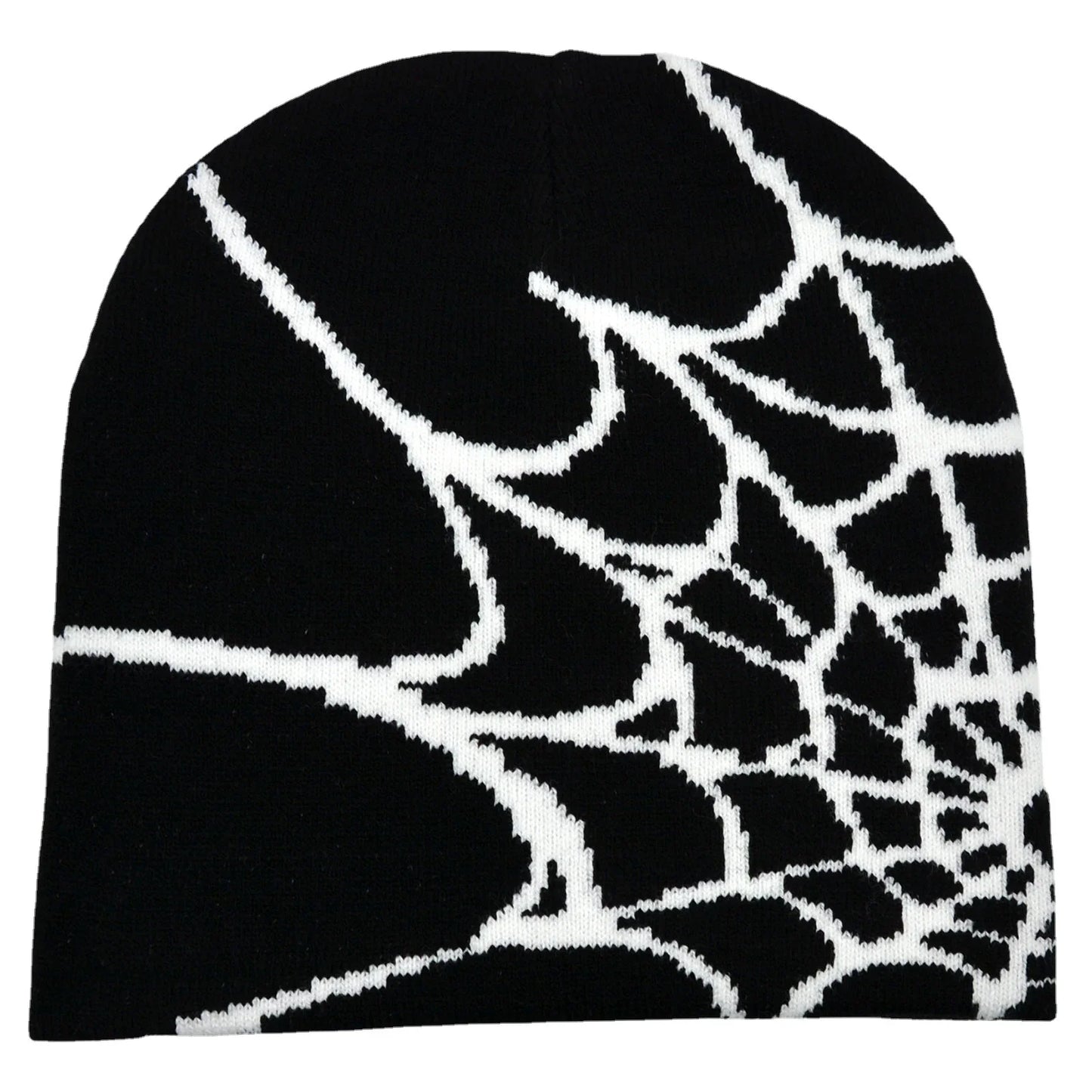 Gothic Spider Pattern Wool Knitted Hat