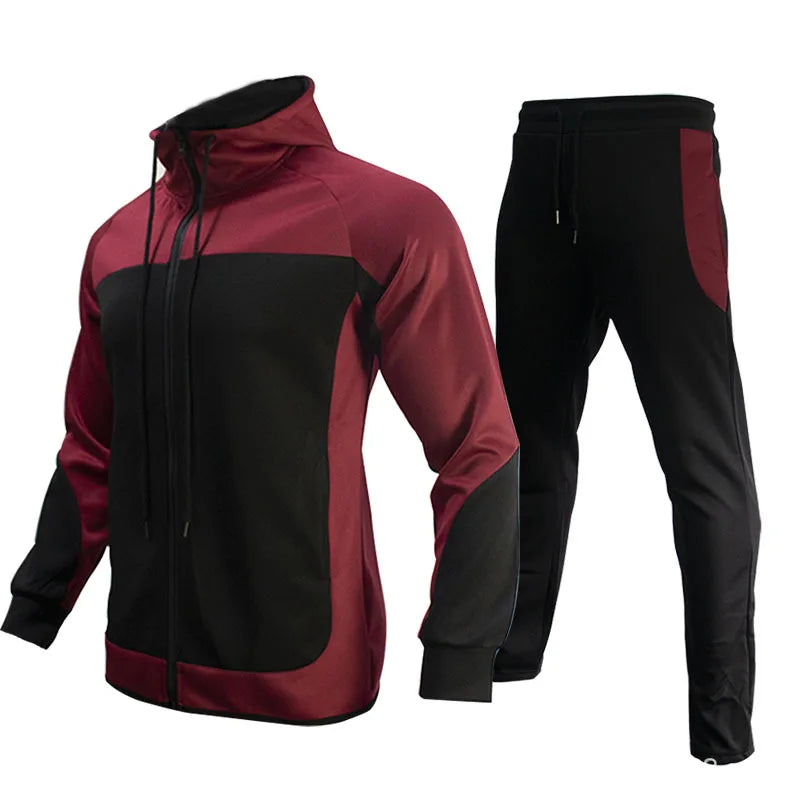 2022 High Quality Tracksuit Men Thick Sport Jogger Sweat Suit,customized Hoodie and Pants Set